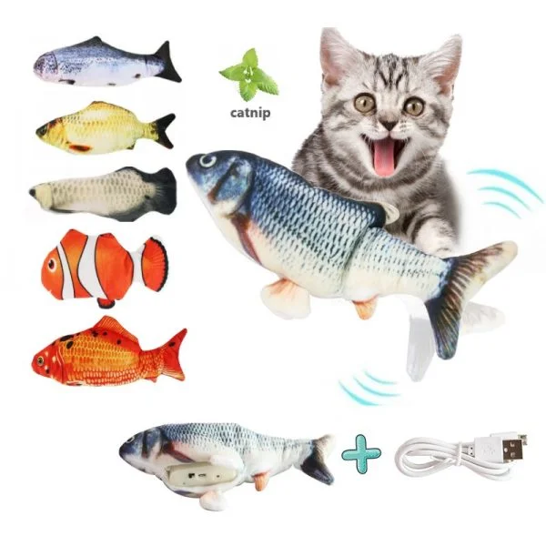 Floppy Fish Dog Toy Flappy Fish Interactive Dog Toy Flopping Fish Toy for  Dogs