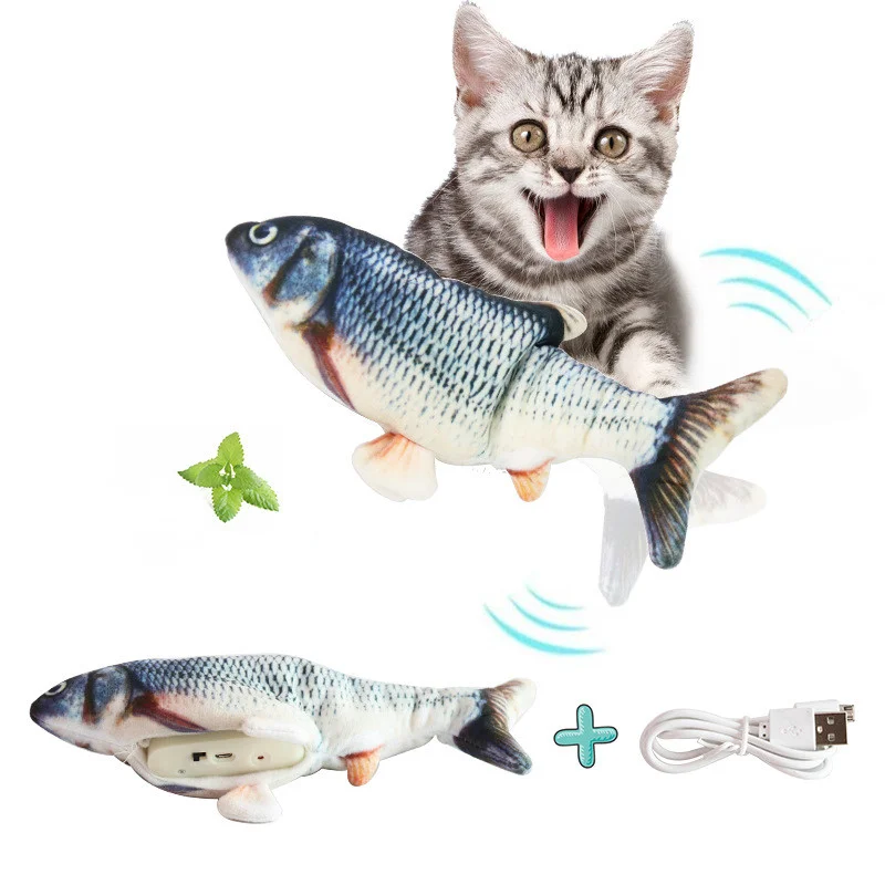 Flippy fish deals cat toy