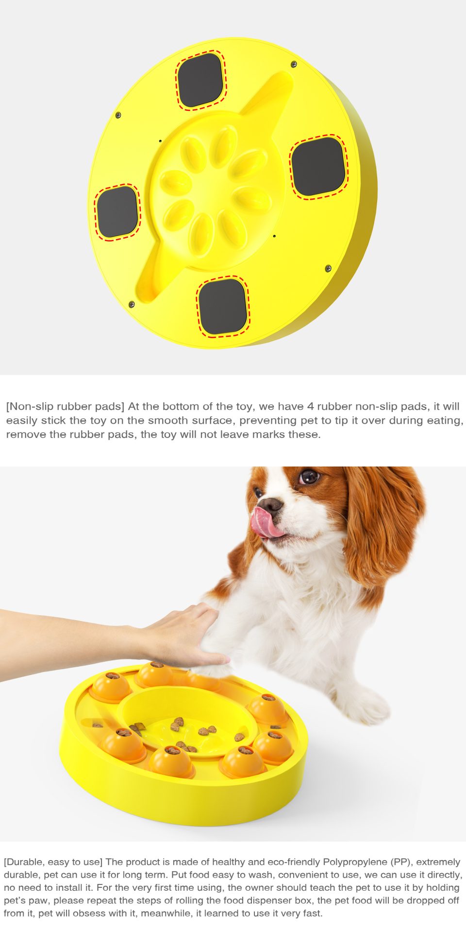 Doggy Slow Puzzle Feeder - TailMe - Keeping a tail on your pets.